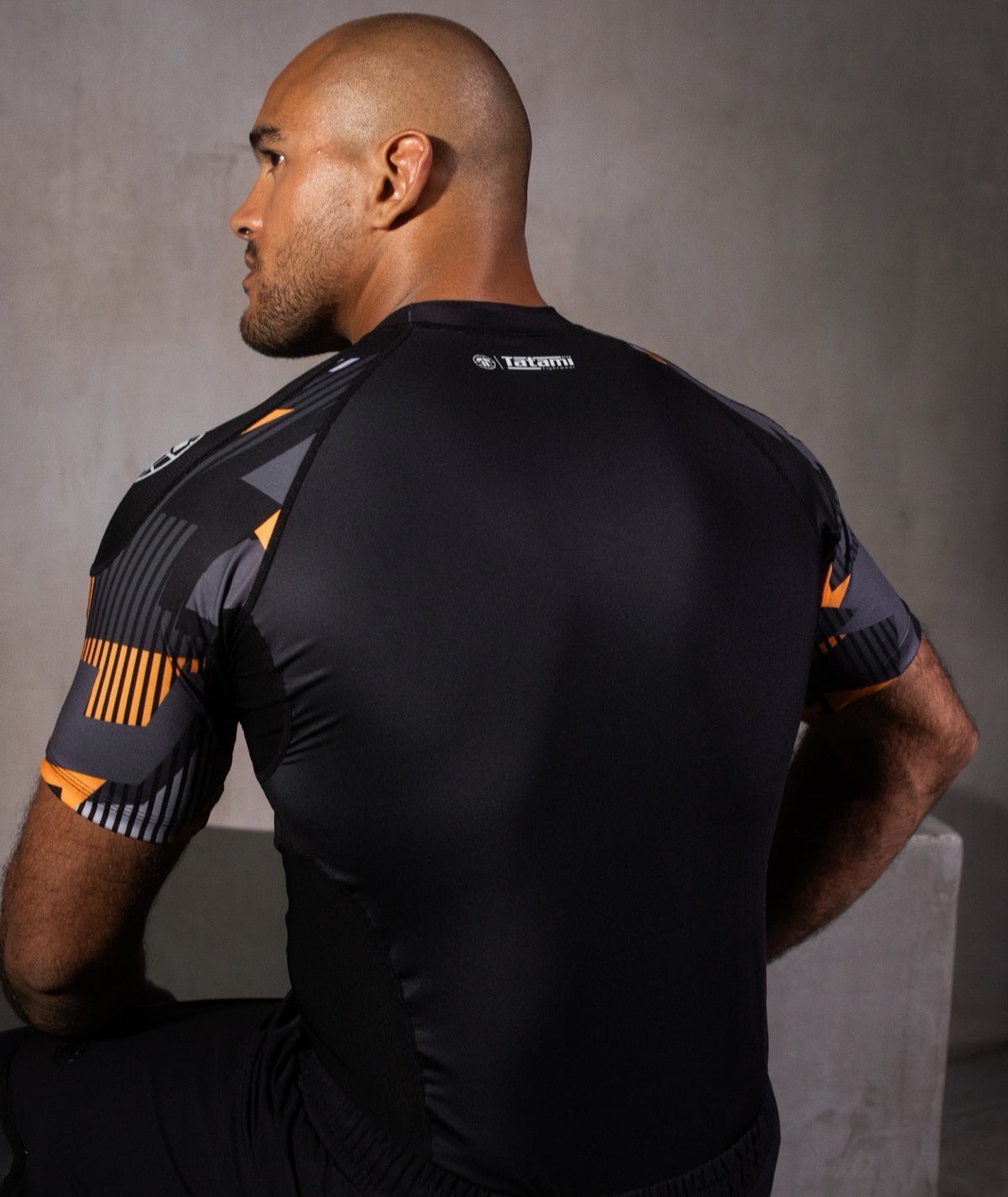 Technical Short Sleeve Rash Guard - Orange