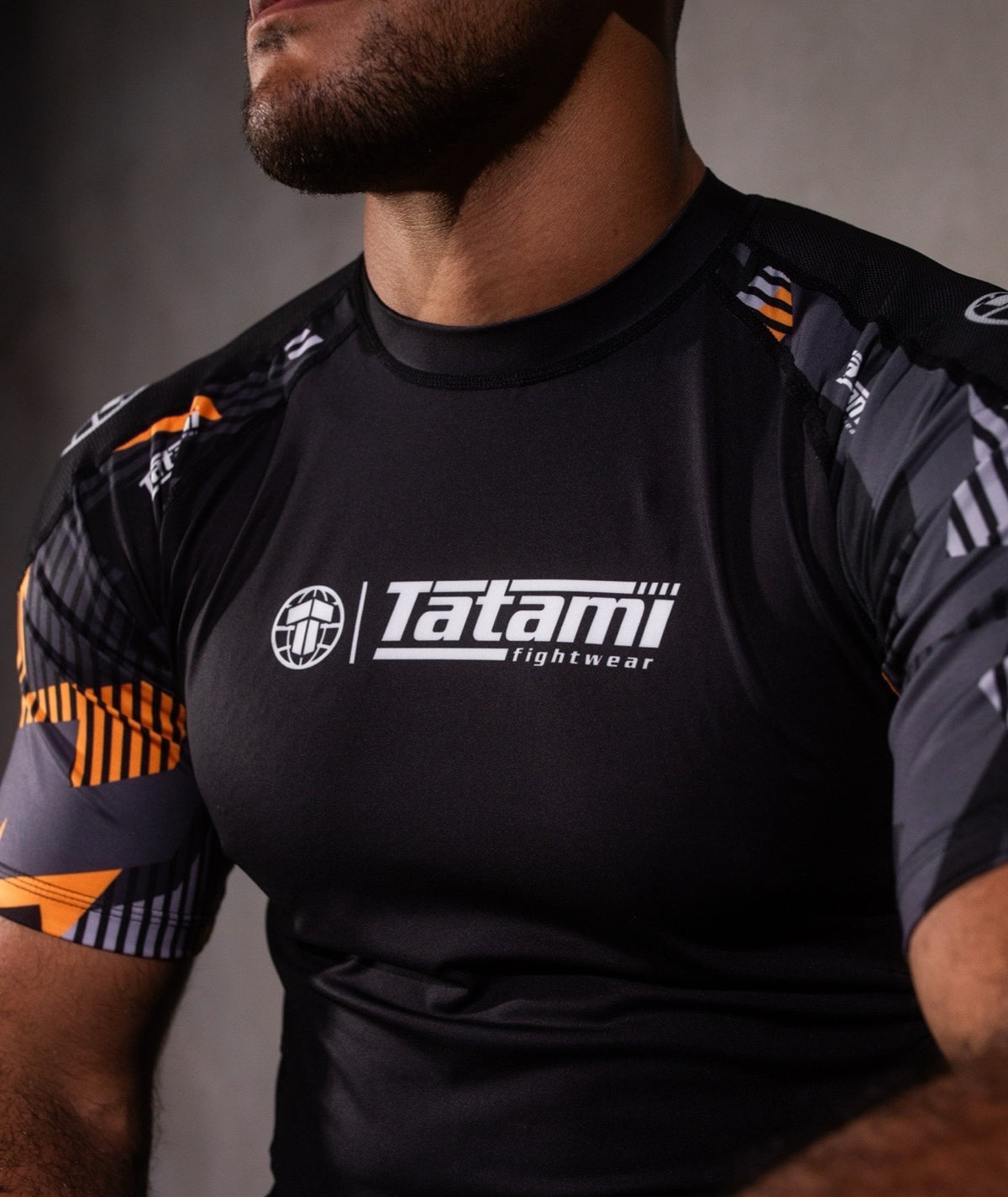 Technical Short Sleeve Rash Guard - Orange