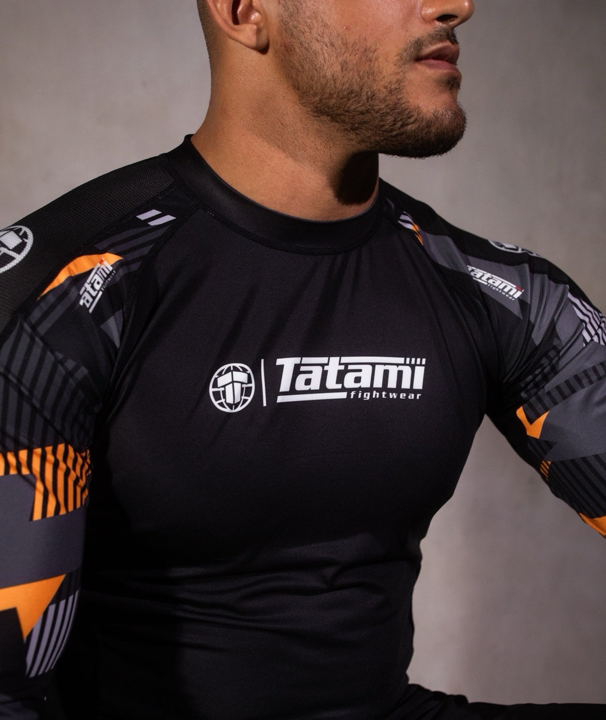Technical Long Sleeve Rash Guard - Orange