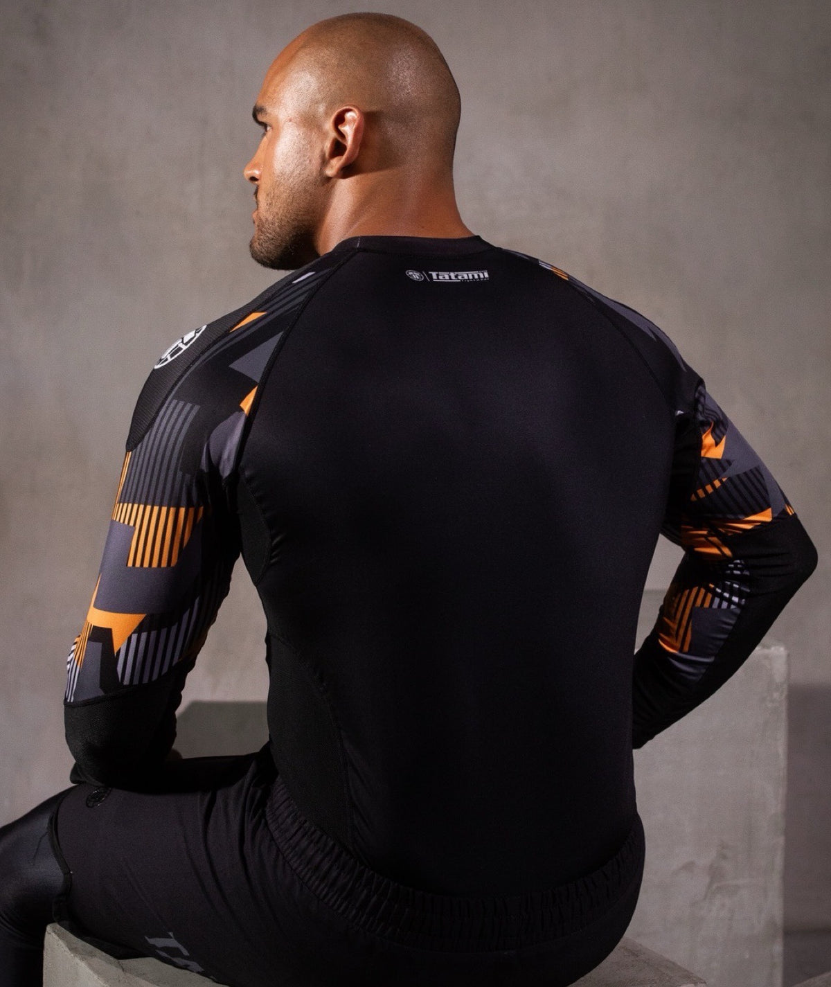 Technical Long Sleeve Rash Guard - Orange