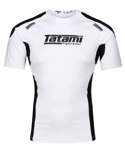 Technical Short Sleeve Rash Guard - White