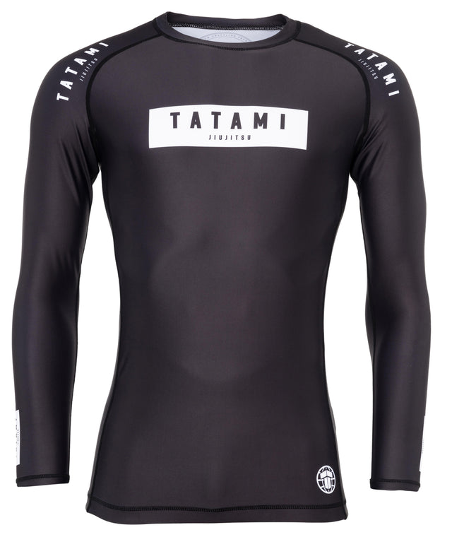 Image of Tatami Fightwear Athlete Long Sleeve Rash Guard - Black