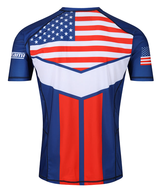 Image of Tatami Fightwear Country Relaxed Fit Rash Guard - USA